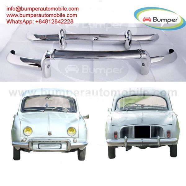 Big with watermark 800 renault dauphine year 1956 1967 bumper new. 1